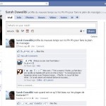 capture ecran facebook