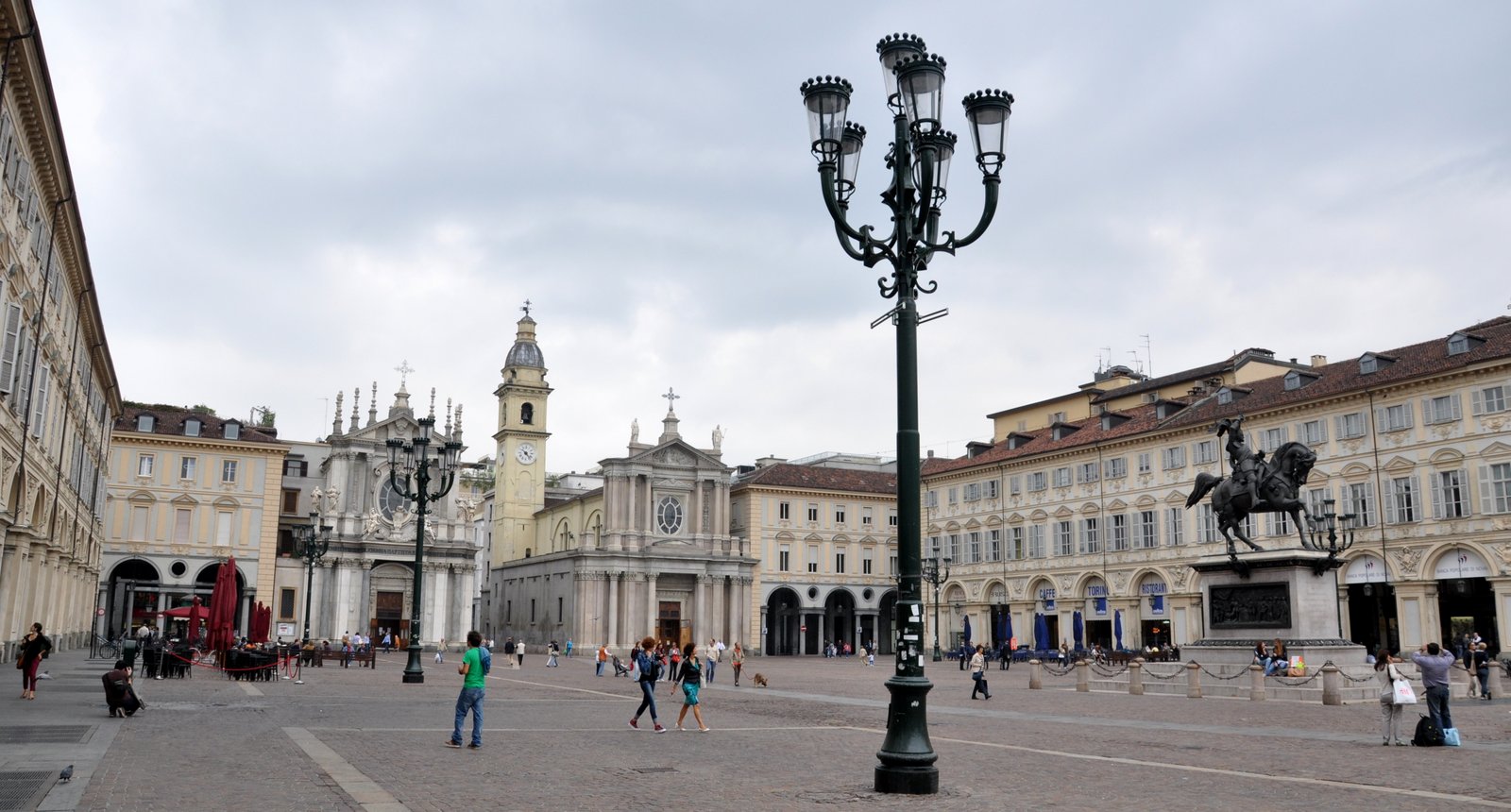 La piazza San Carlo à Turin